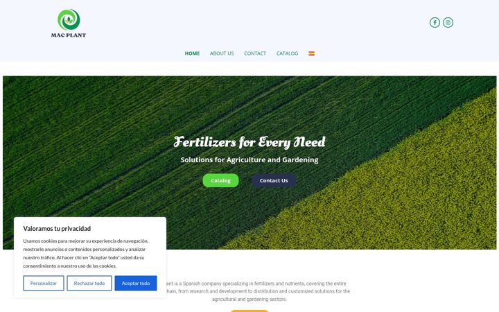Screenshot of macplant.es