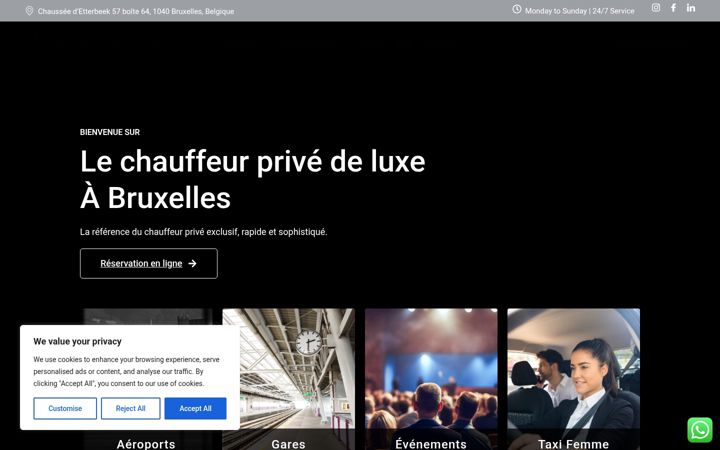 Screenshot of macprivatechauffeur.com