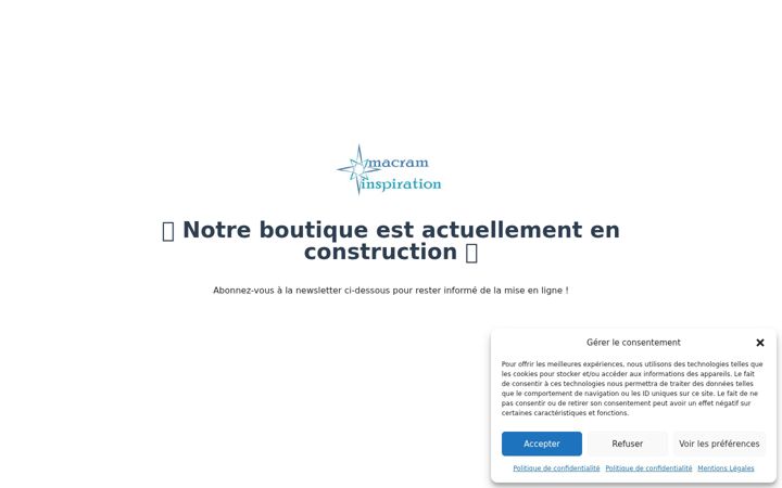 Screenshot of macraminspiration.fr