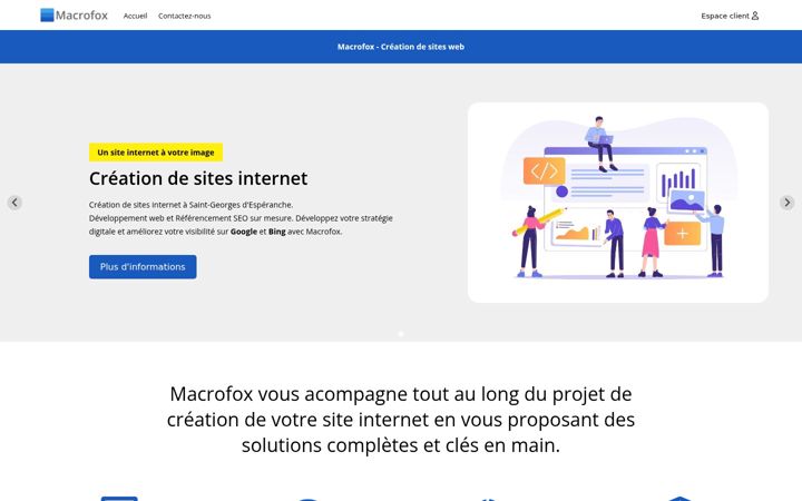 Screenshot of macrofox.fr