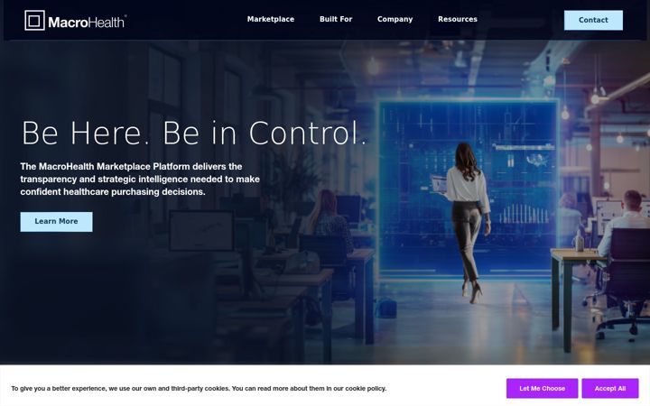 Screenshot of macrohealth.com