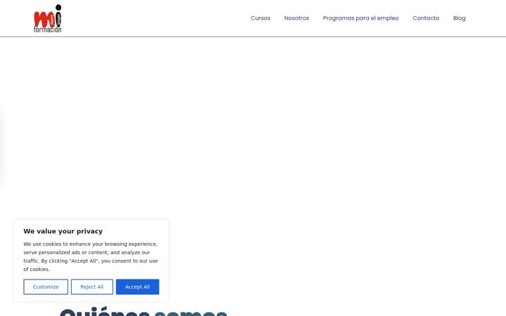 Screenshot of macroimagen.es