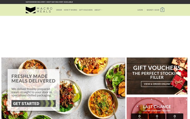 Screenshot of macromealsuk.co.uk