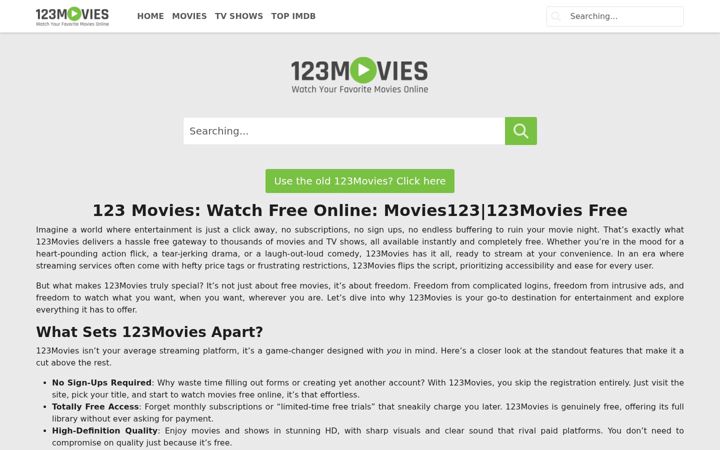 Screenshot of macromovie.org