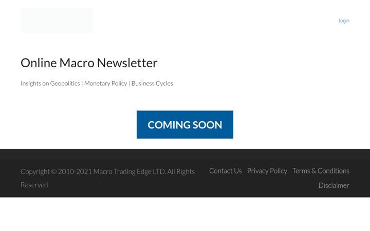 Screenshot of macronewsletter.com