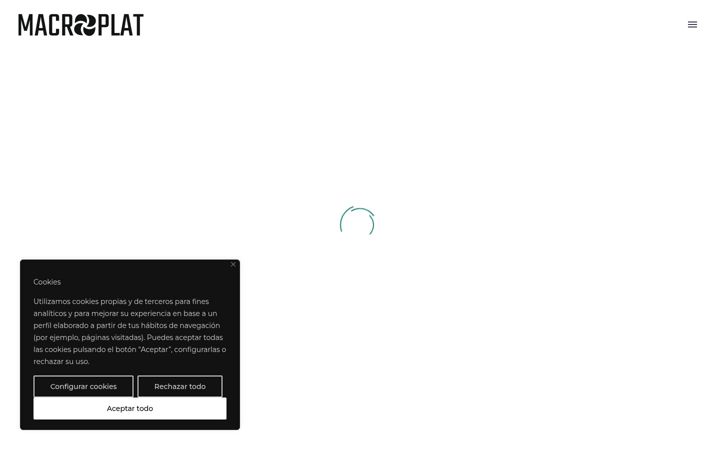 Screenshot of macroplat.com