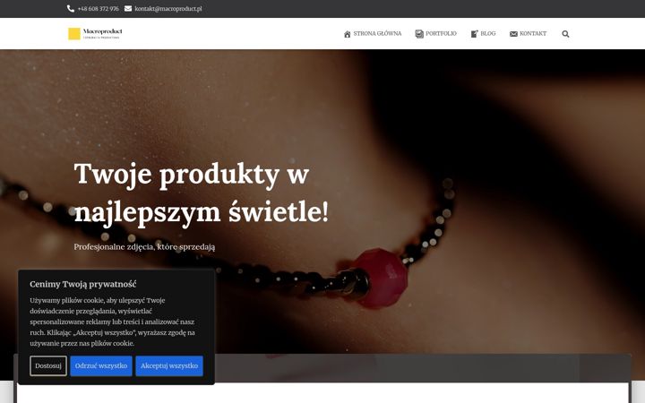 Screenshot of macroproduct.pl