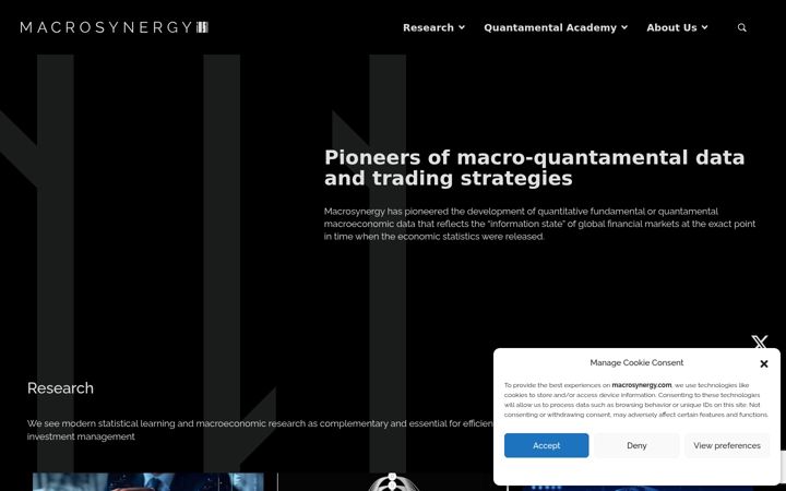 Screenshot of macrosynergy.com