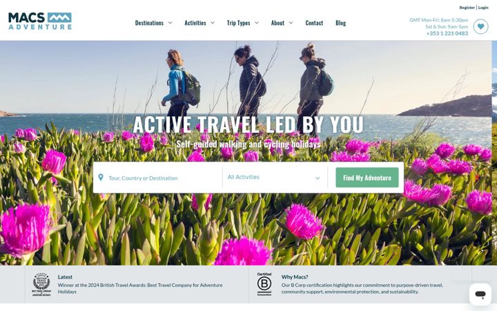 Screenshot of macsadventure.com