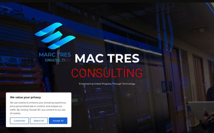 Screenshot of mactresconsulting.com
