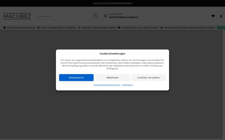 Screenshot of macubez.de