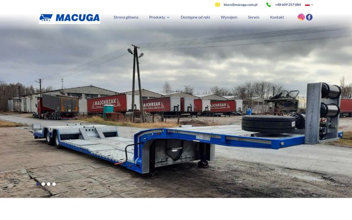 Screenshot of macuga.com.pl