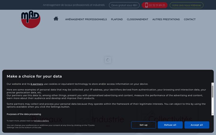 Screenshot of mad27.fr