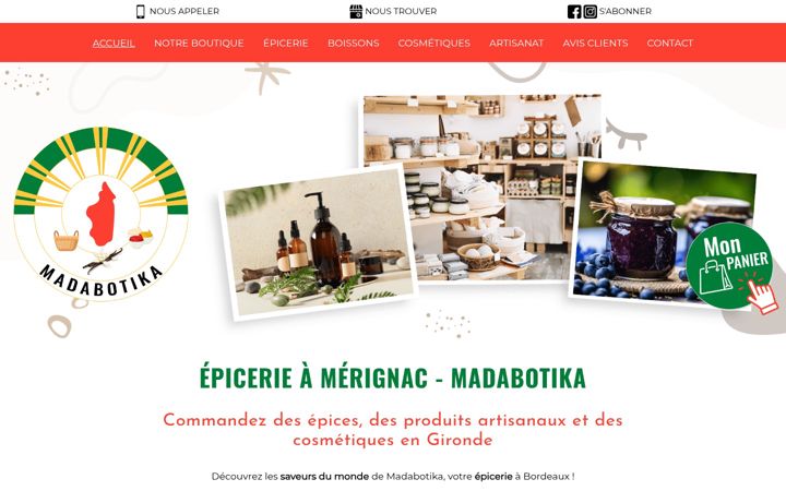 Screenshot of madabotika.fr