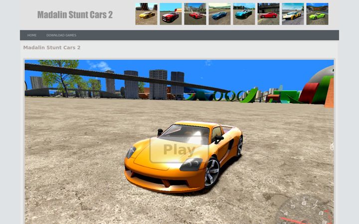 Screenshot of madalin-stunt-cars-2.com
