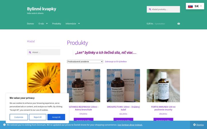 Screenshot of madam-arnika.com