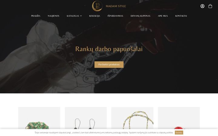 Screenshot of madam-style.com