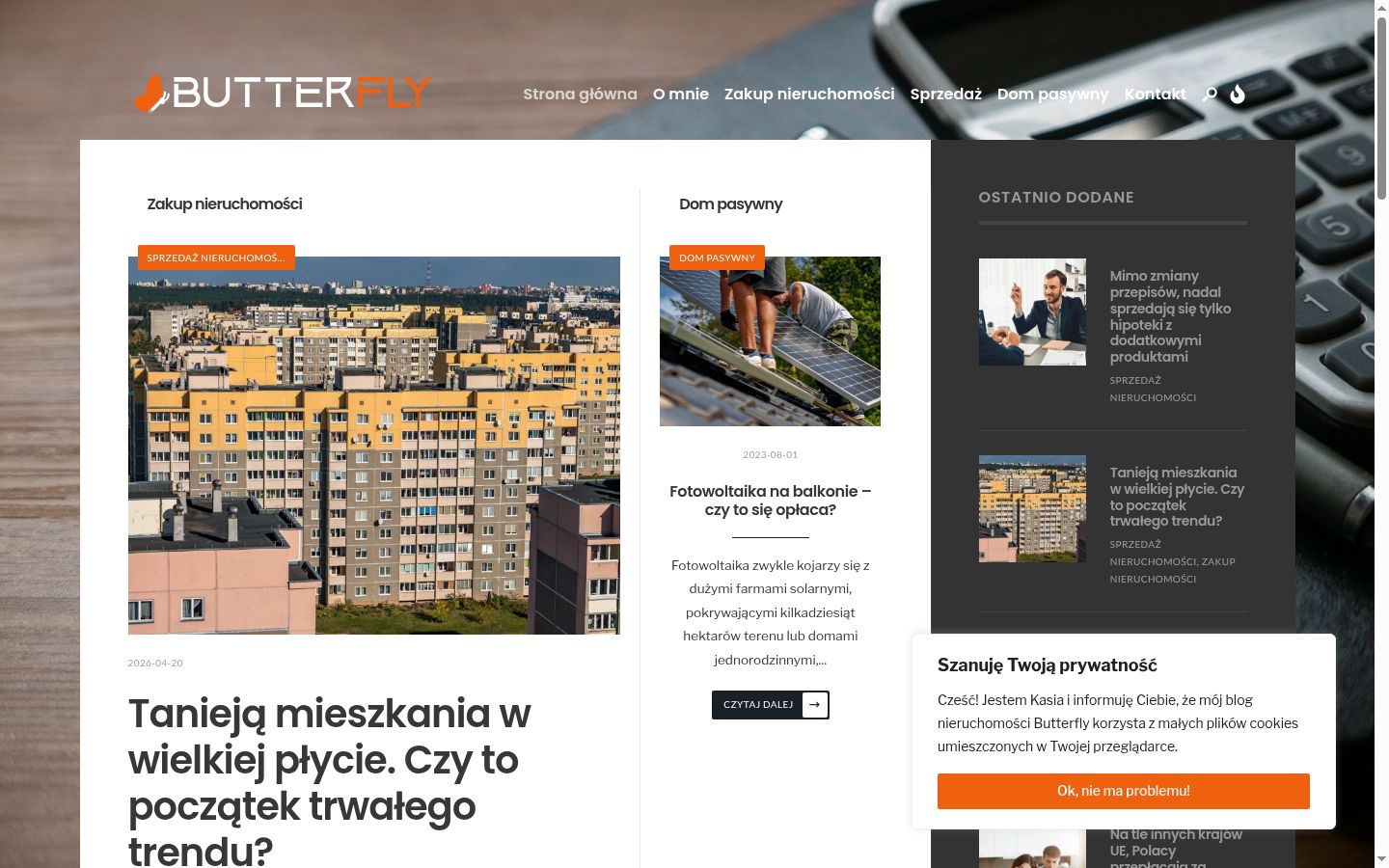 Zrzut ekranu banera zgody wyświetlanego przed jakąkolwiek interakcją