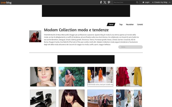 Screenshot of madamcollectionmoda.com