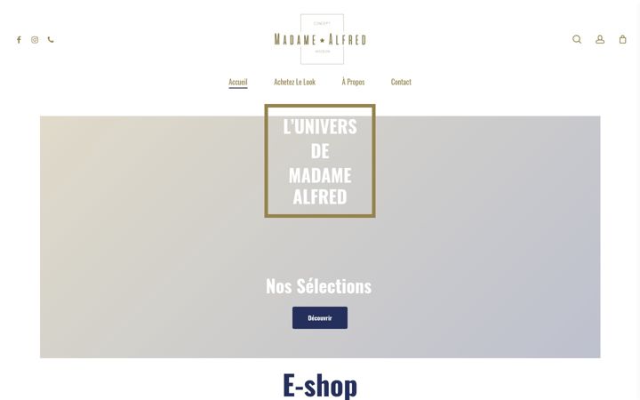 Screenshot of madame-alfred.com