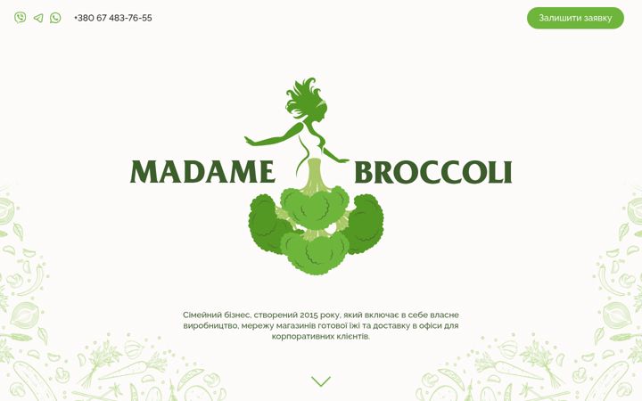 Screenshot of madame-broccoli.com