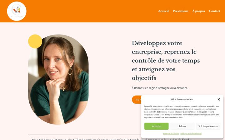 Screenshot of madame-paperasse.fr
