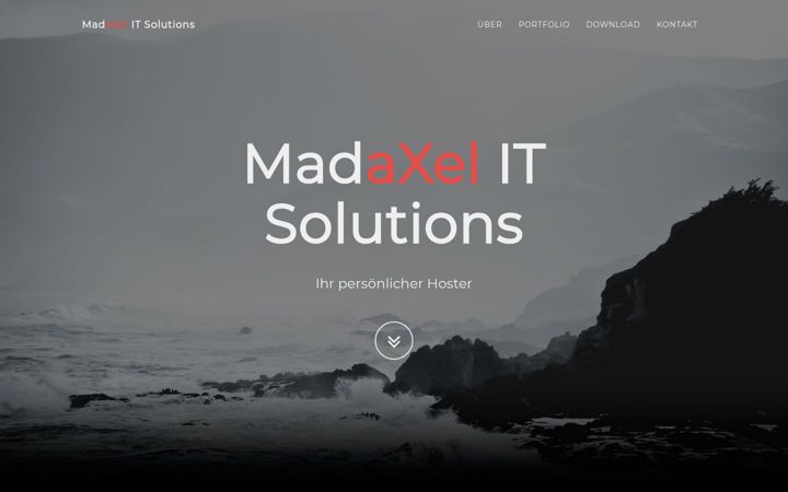 Screenshot of madaxel.de