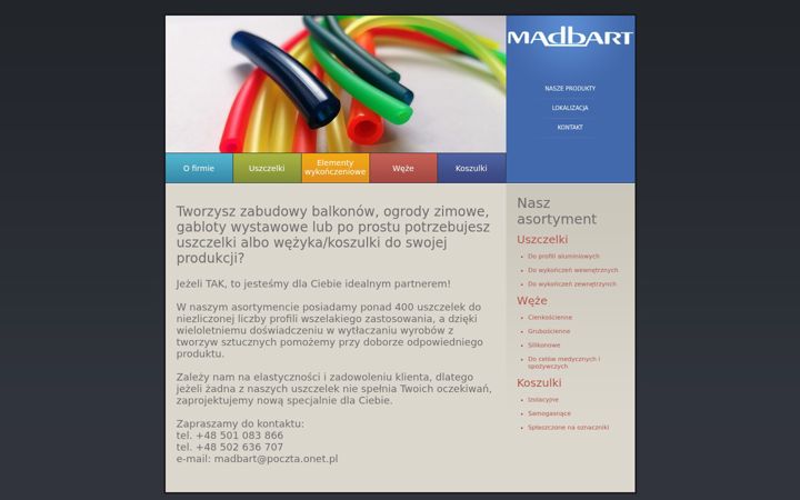 Ekrano kopija madbart.pl