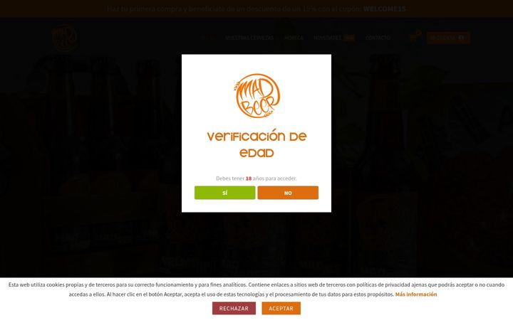 Screenshot of madbeer.es