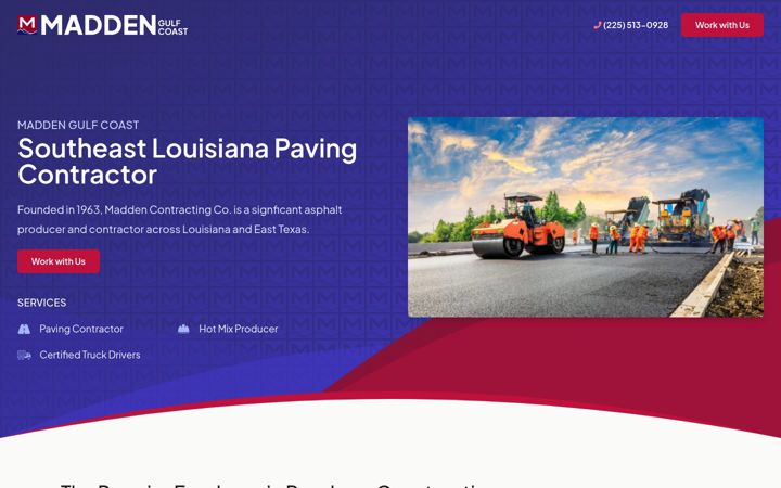 Screenshot of maddengulfcoast.com
