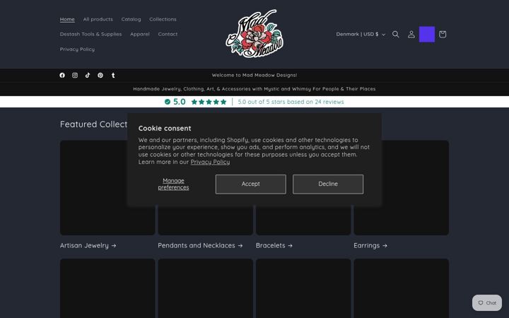 Screenshot of maddisonmeadow.com