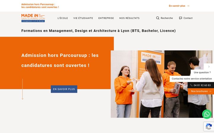 Screenshot of made-in-sml.fr