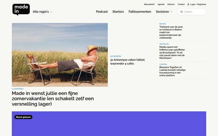 Screenshot of made-in.be