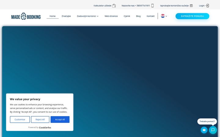 Screenshot of made4booking.com