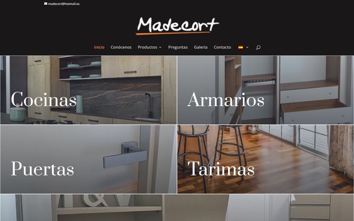 Screenshot of madecortcocinas.es