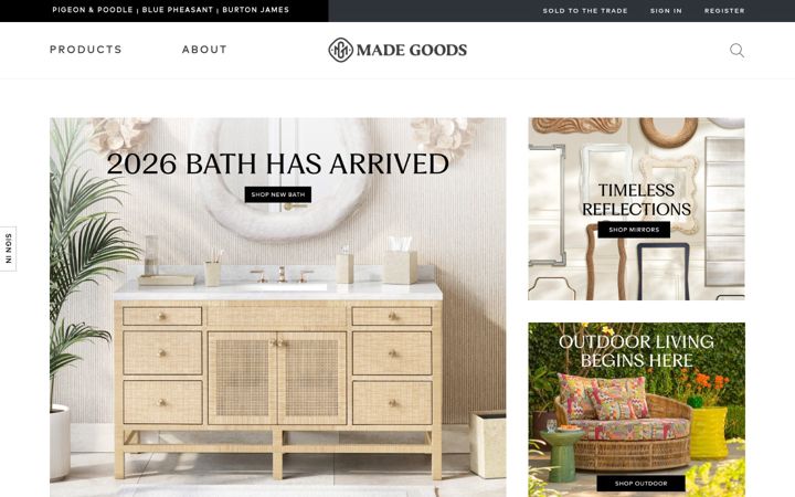 Screenshot of madegoods.com
