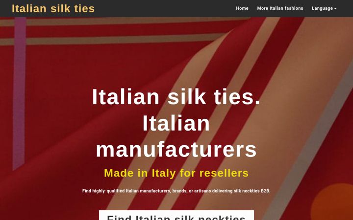 Screenshot of madeincomo.com
