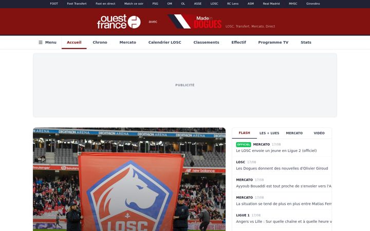 Screenshot of madeindogues.ouest-france.fr