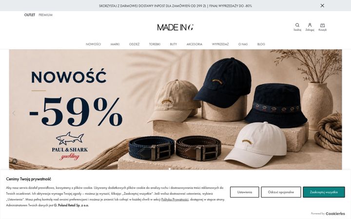 Screenshot of madeing.pl