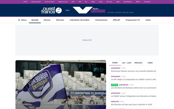 Screenshot of madeingirondins.ouest-france.fr