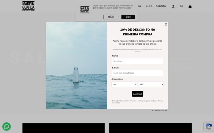 Screenshot of madeinguarda.com.br