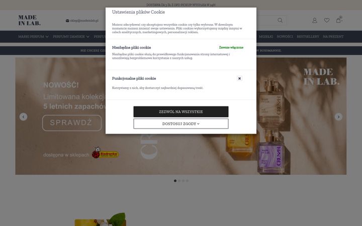 Screenshot of madeinlab.pl