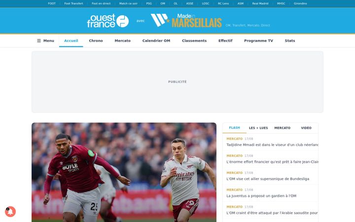 Screenshot of madeinmarseillais.ouest-france.fr