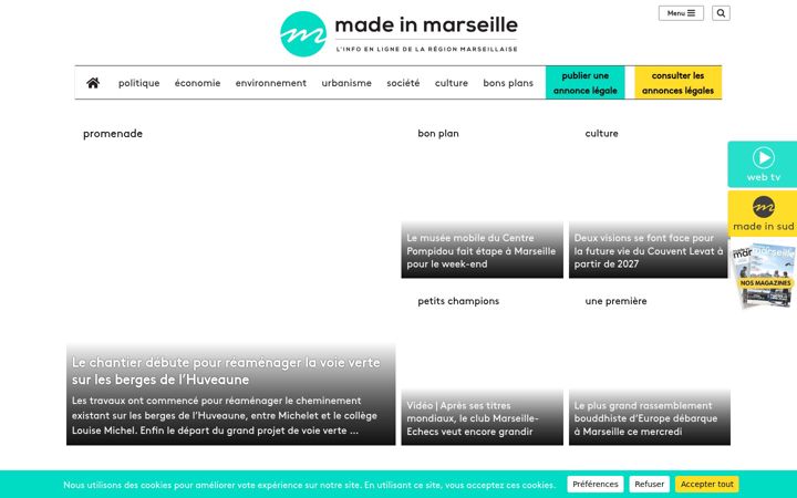 Screenshot of madeinmarseille.net
