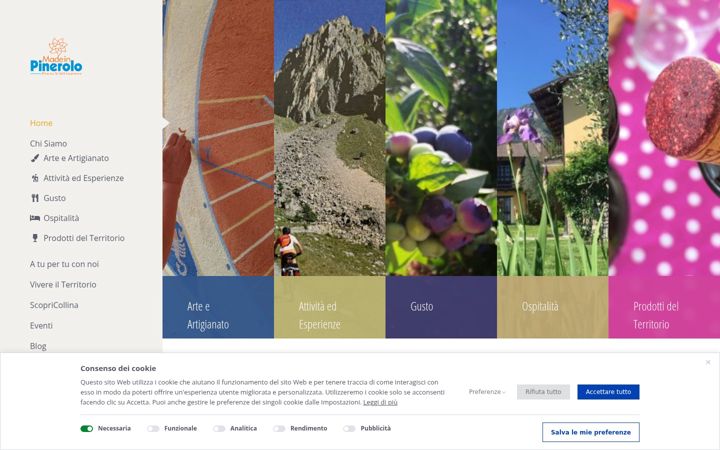 Screenshot of madeinpinerolo.it