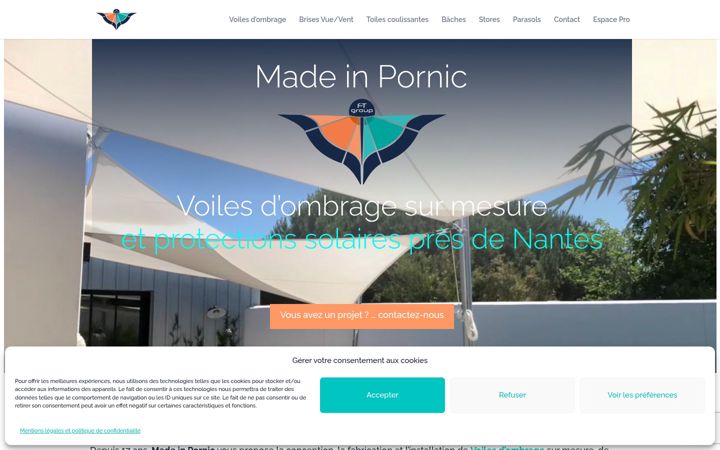 Screenshot of madeinpornic.fr