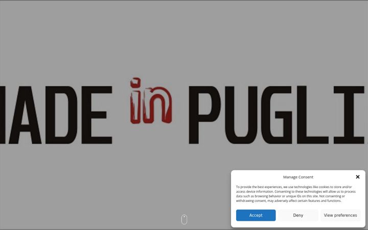 Screenshot of madeinpuglia.com