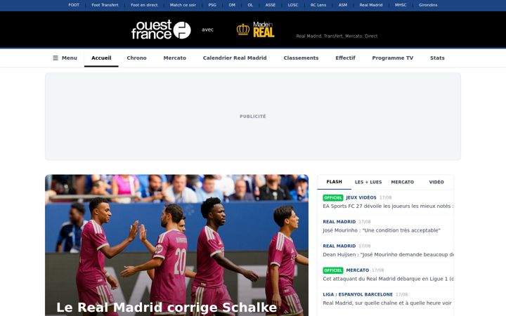 Screenshot of madeinreal.ouest-france.fr