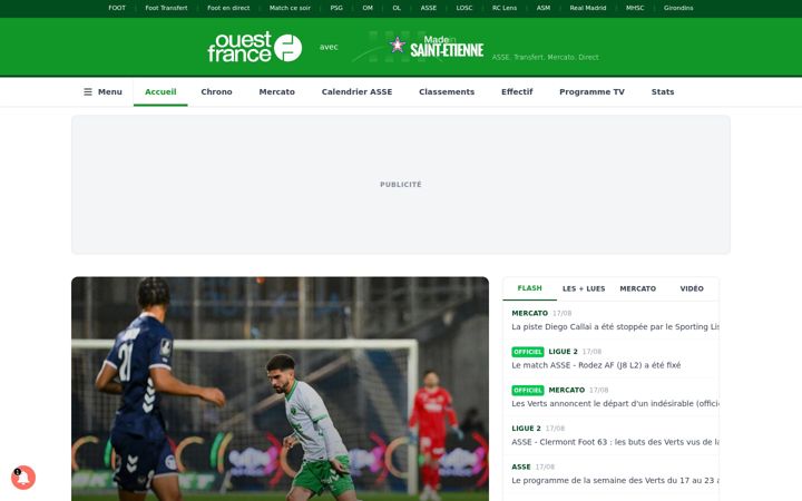Screenshot of madeinsaint-etienne.ouest-france.fr
