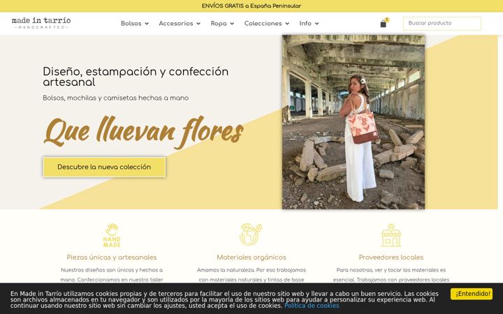 Screenshot of madeintarrio.com